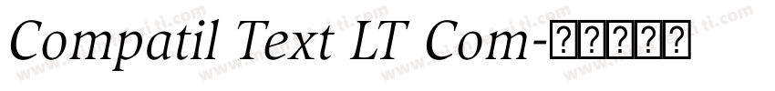Compatil Text LT Com字体转换